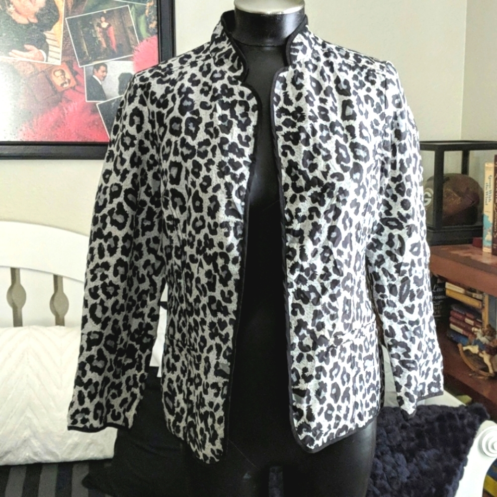Chico's Animal Print Jacket